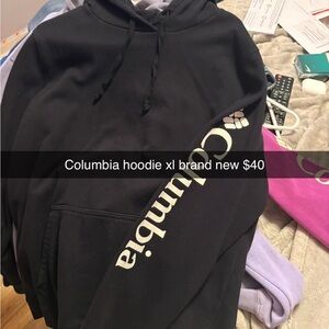 Columbia Black Hoodie